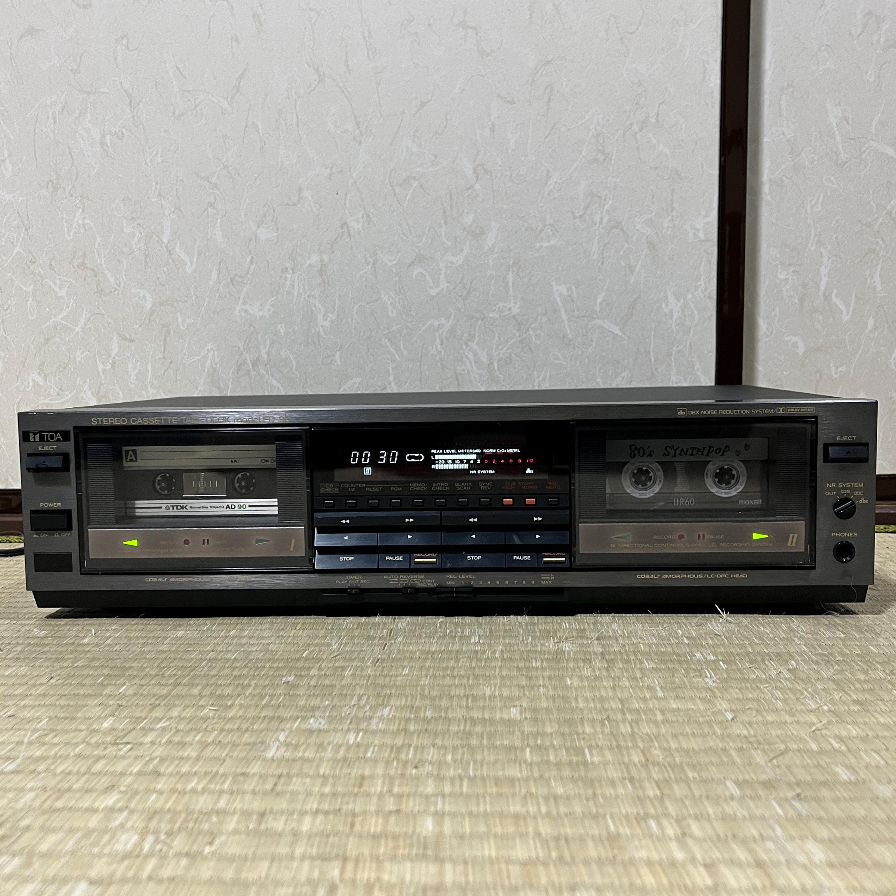 Vintage TOA FD-90 Auto-reverse Stereo Cassette Deck - Etsy UK