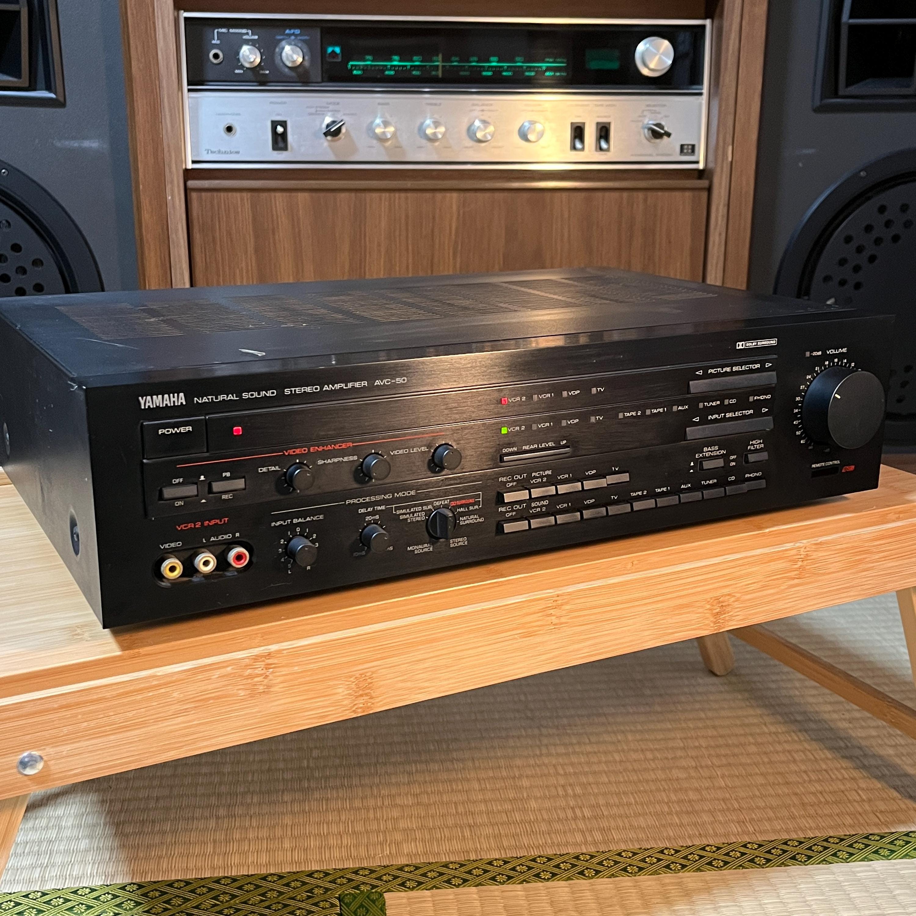 Yamaha AVC-50 Natural Sound AV Control Amplifier | Vintage Hifi