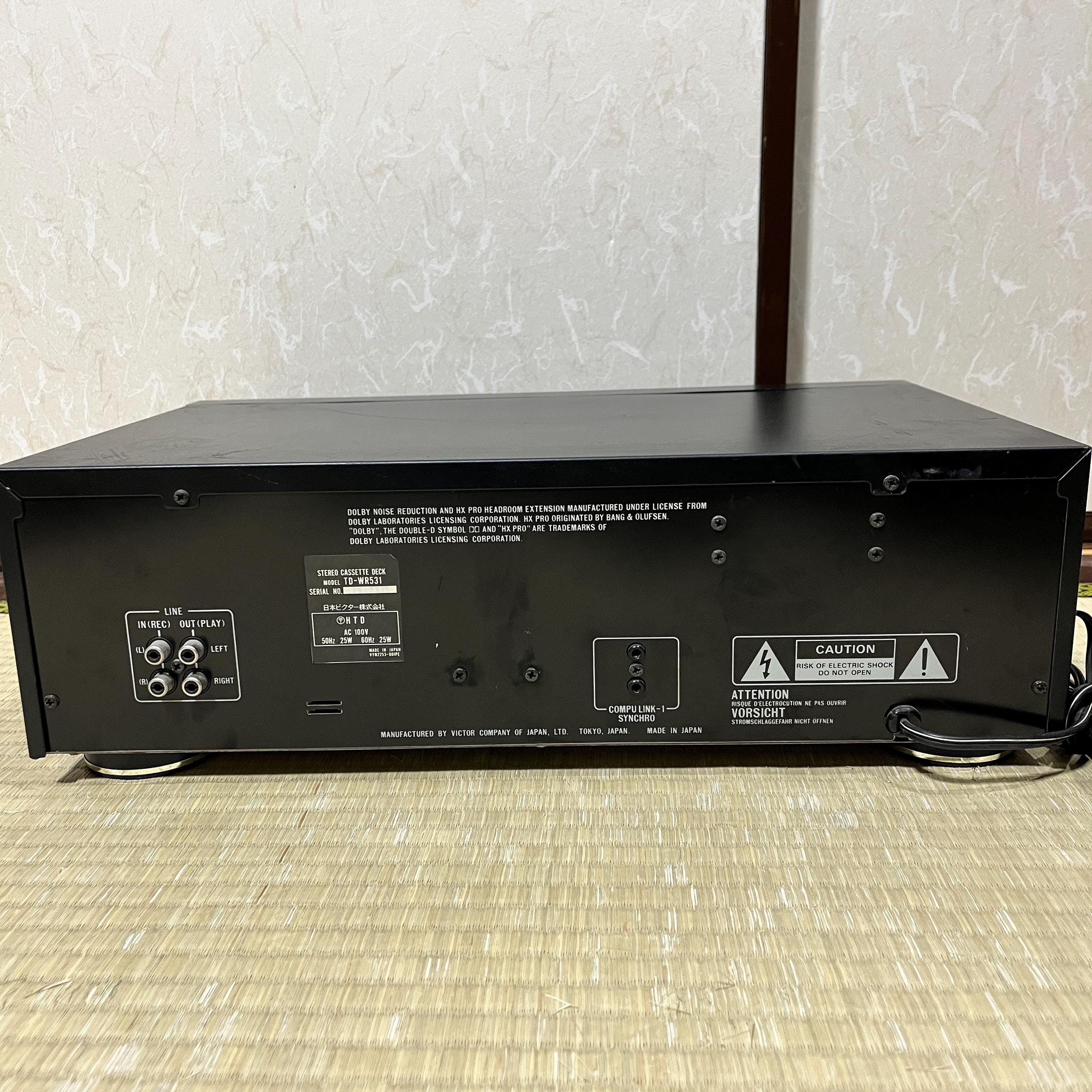 Victor TD-WR531 Twin Quick Reverse Cassette Deck – Vintage JVC