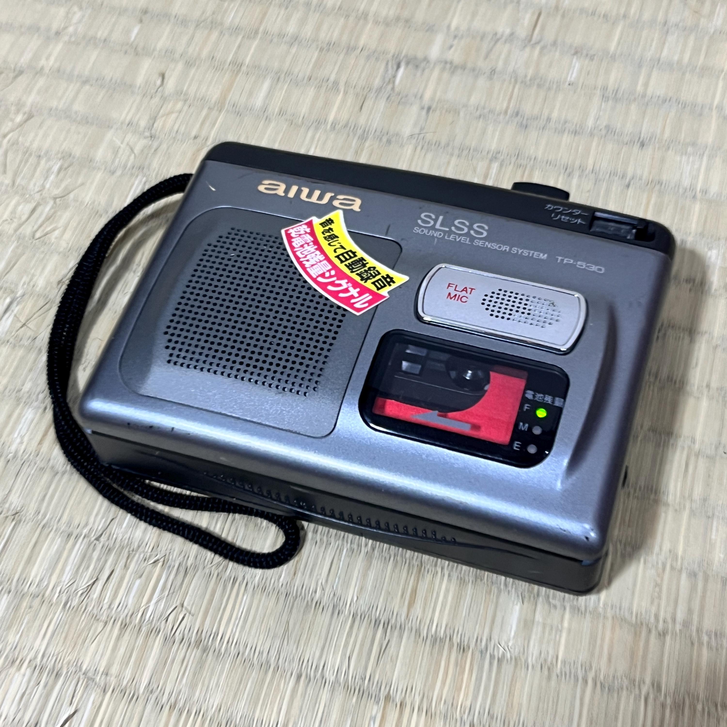 AIWA TP-530 Portable Cassette Recorder – Vintage SLSS Voice
