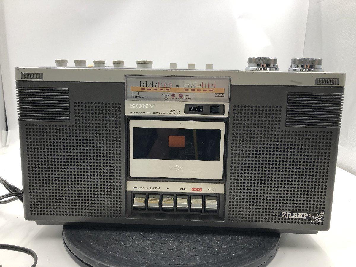 SONYラジカセ CFS-V1【美品】 CFS-V1｜SONY ソニー CFS-V1 FM/AMステレオラジオカセット