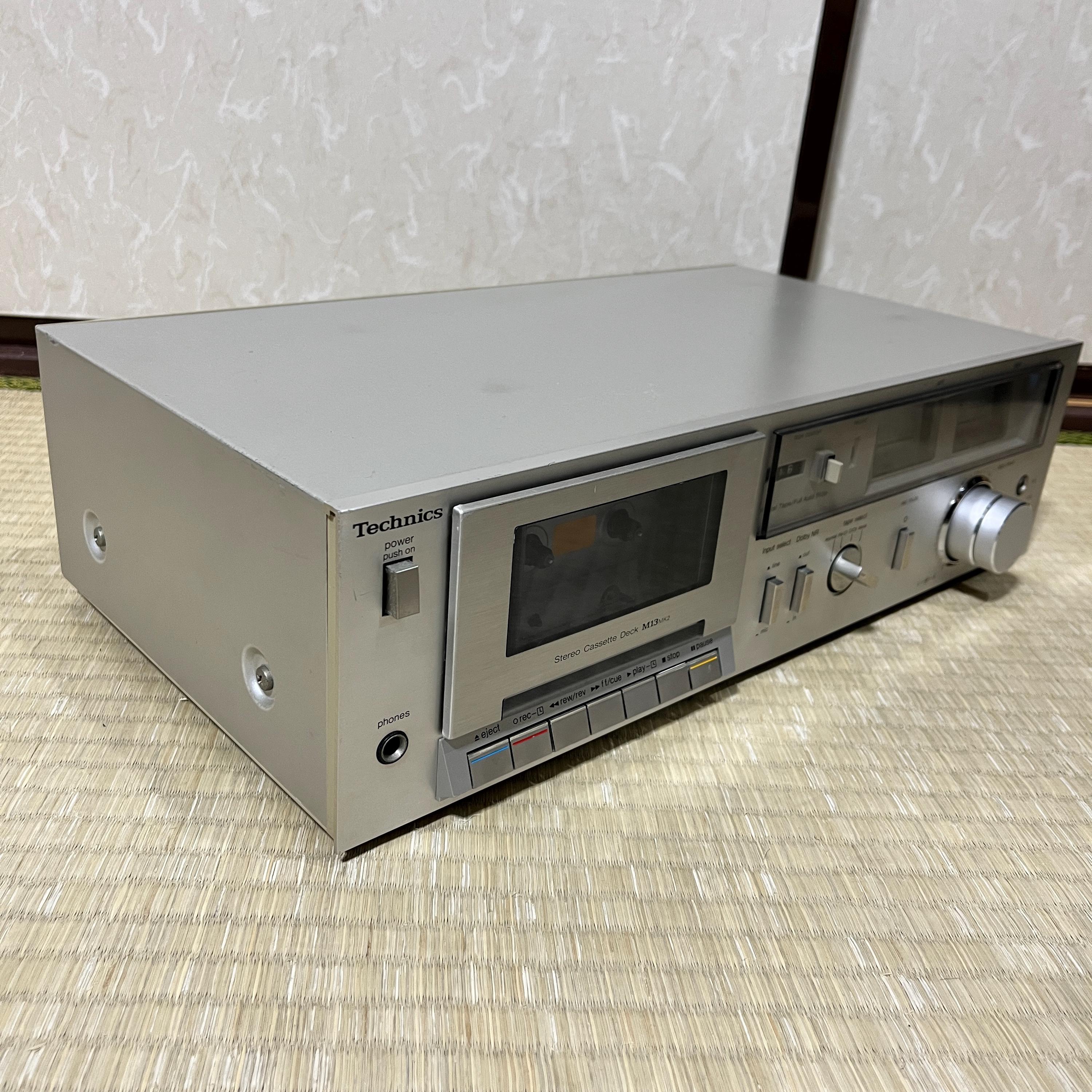ビンテージ テクニクス RS-M13 MK2 ステレオカセットデッキ — 完全動作