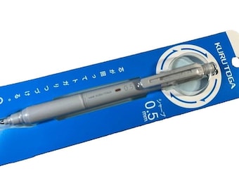Uni Kuru Toga Druckbleistift 0.5 HELLGRAU aus Japan