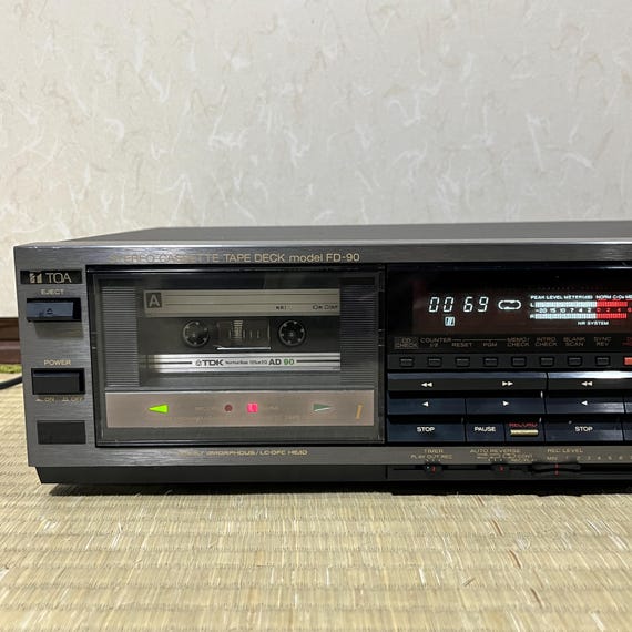 Vintage TOA FD-90 Auto-reverse Stereo Cassette Deck - Etsy