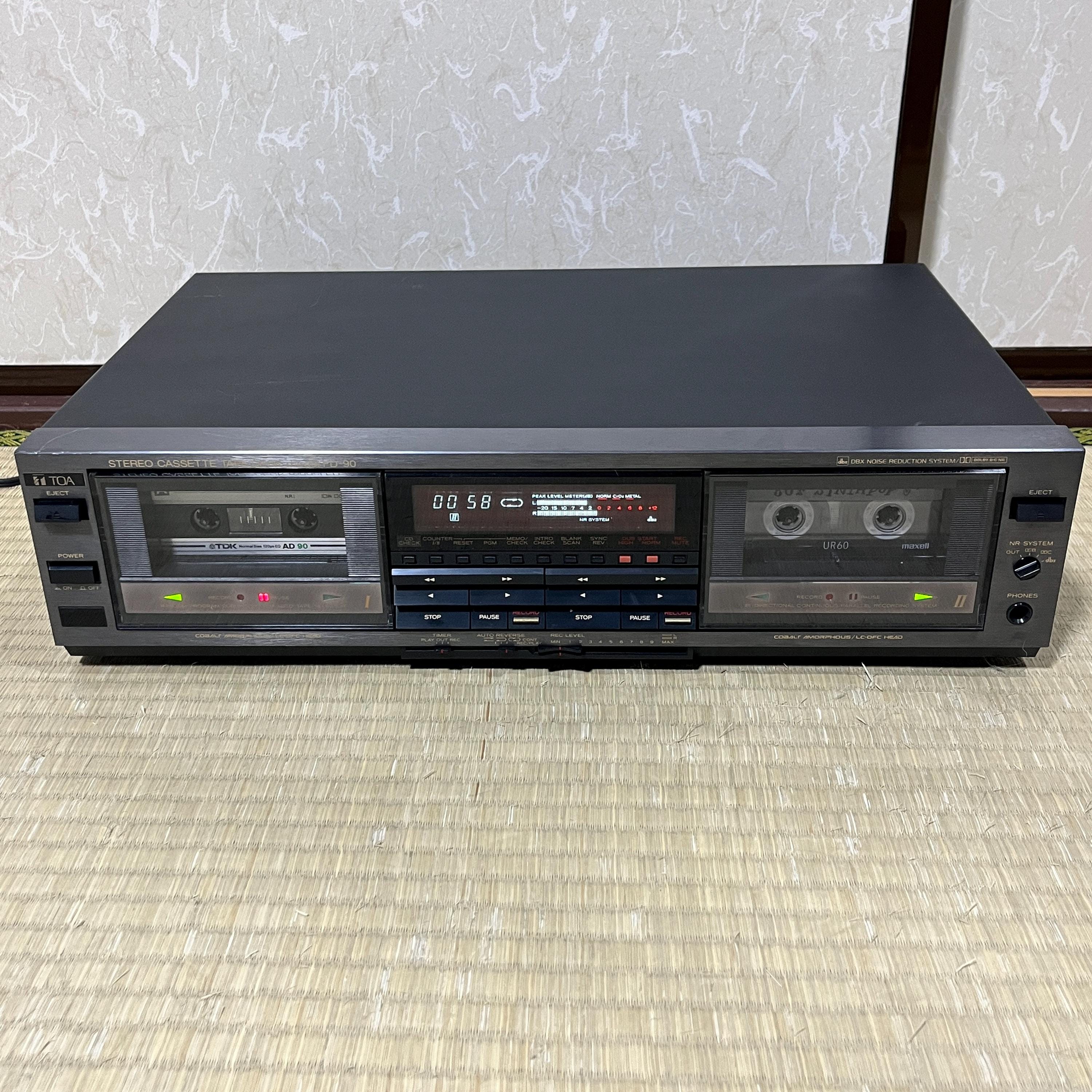 Vintage TOA FD-90 Auto-reverse Stereo Cassette Deck - Etsy