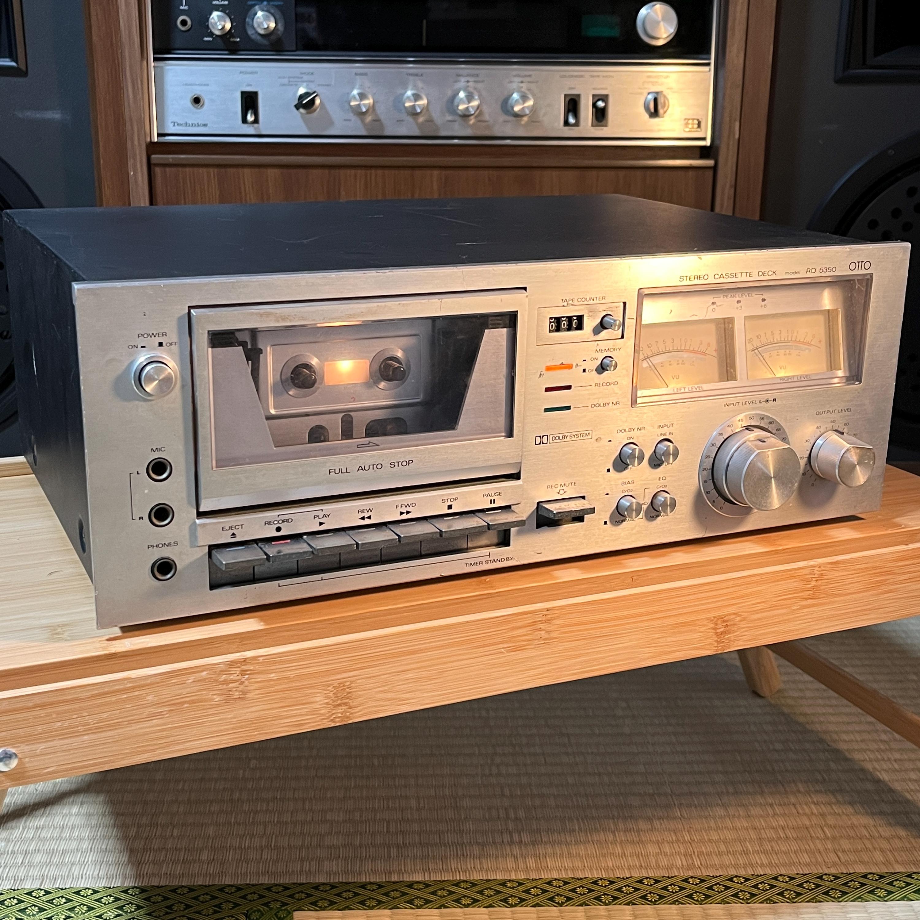 OTTO RD-5350 Cassette Deck | Vintage Sanyo Hifi Tape Deck | for
