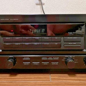 Vintage Kenwood KA-V6000 AV Surround Stereo Amplifier - Hi-Fi Home Audio Receiver Tested