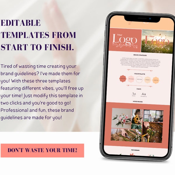 Simplify Your Branding with Professional Canva Templates! Take Your Brand to the Next Level – Download Now!