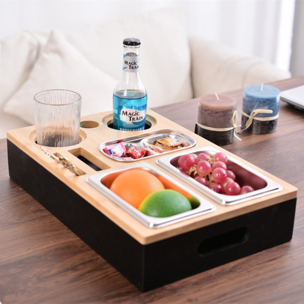 Mini Couch Bar | Mini Snack bar | Kitchen | Grill Accesories | Couch Butler | Snack box | Sofa bar | Couch Tray | Sofa tray | Gift For Him