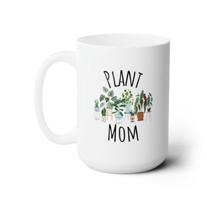 Tazza da caffè / Amante delle piante / Tazza in ceramica / Regalo / Festa della mamma / Piante / Design minimalista / Mamma delle piante