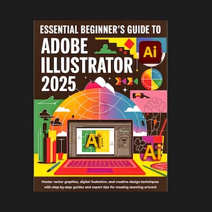 Essential Beginner's Guide to Adobe Illustrator 2025 (Colored): Master Vector Graphics, Digital Illustration, Creative Design Tips