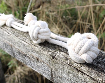 Dog toys • Monkey fist • Cotton rope • Rope knot