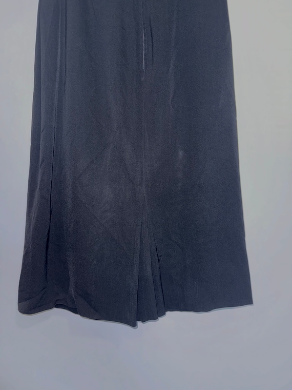 Ceil Chapman 1950s Prestine Black Draped Dress - image 7