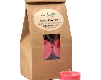 Apple Harvest, Soy Tea Light 12-Pack