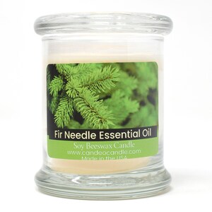 Fir Needle Essential Oil, 9oz Soy Candle Jar