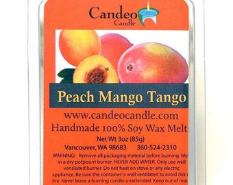 Peach Mango Tango, Soy Melt Cubes, 2-Pack