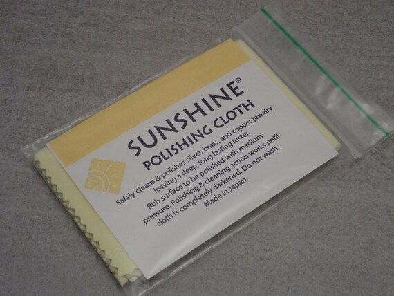 Sunshine Polishing Cloth, Sunshine Cloth, 7.5 X 5 Inches 