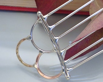 Silver, Bronze, &  Copper Hair Comb, Hair Fork, Hair Stick, Hair Pin, Hair Accessory