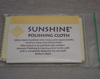 Sunshine Polishing Cloth, Sunshine Cloth, 7.5 x 5 inches