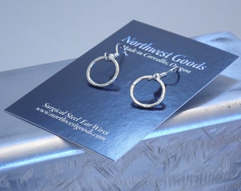 Silver Small Hoop Earrings