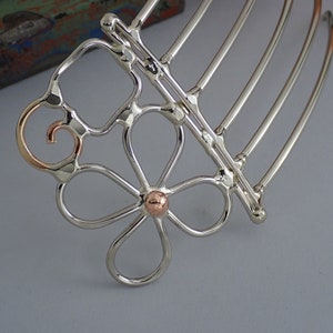 Handmade Flower Hair Comb