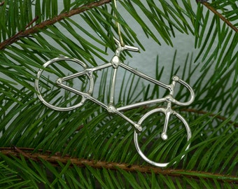 Road bicycle tree ornament