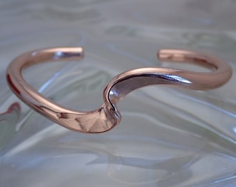 Handmade Solid Copper Cuff Kink Bracelet