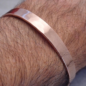 Handmade Solid Copper Cuff Bracelet