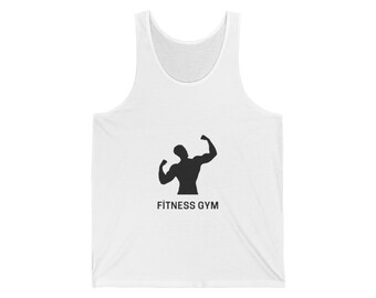 Camiseta sin mangas de gimnasio unisex fitnees