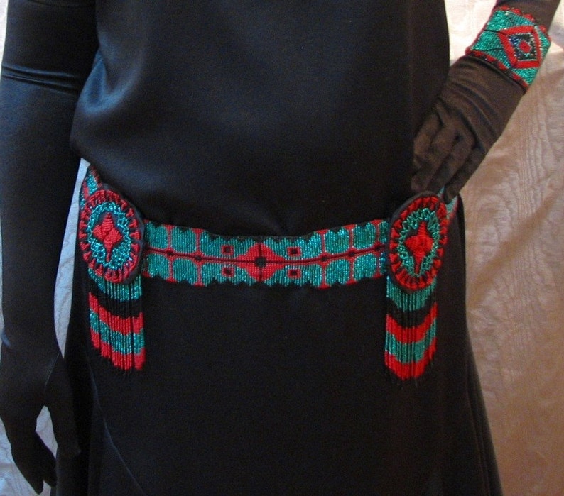 beaded flapper