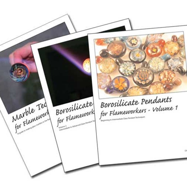 Tutoriel Lampworking - Les trois livres plus le tutoriel Inside Out Beads