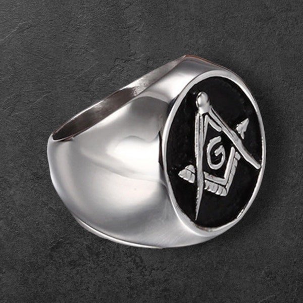 Stainless Steel Men's Ring - Modern Elegance in Jewelry