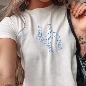 4th of July Shirt Cowgirl Baby Tee For Women Trendy Western Fashion Y2K 90s Country Coquette Coastal Lucky Cowboy Independence Day Fourth