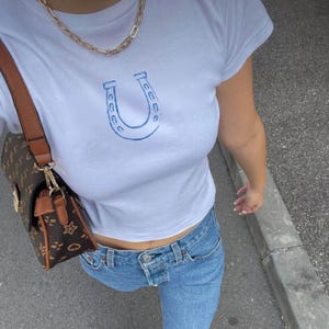 4th of July Shirt Cowgirl Baby Tee For Women Trendy Western Fashion Y2K 90s Country Coquette Coastal Lucky Cowboy Independence Day Fourth