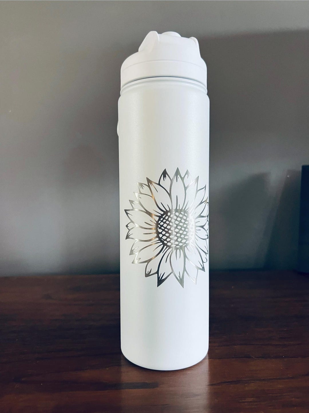 Personalized Stainless Steel Water Bottle Tumbler Laser Engraved Names ...