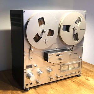 Vintage 1980 Philips N7150 A Reel-to-Reel-Tonbandgerät