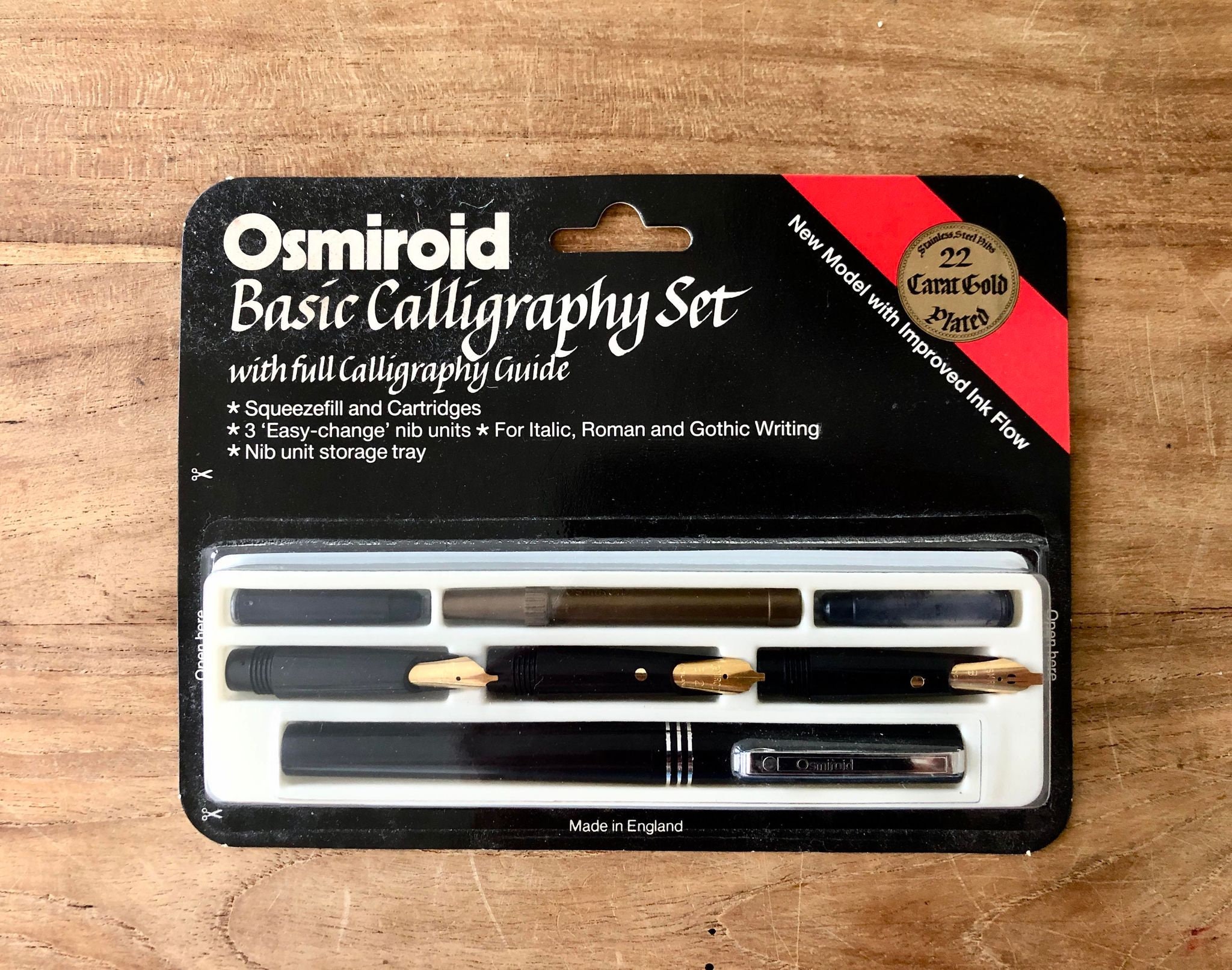 Vintage Osmiroid Italic Osmiroid Calligraphy Set Vintage Osmiroid