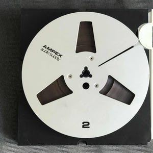 AMPEX - Reel 7&quot; - 18cm (1/4 )- Alu -Metal Reel+ tape pre-recorded