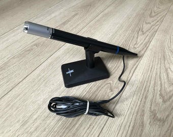Vintage Philips Electret N8308 Microphone: 1970s Dutch Audio - Collectible with Original Box