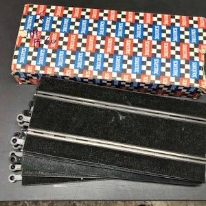 Vintage Scalextric slot car 1:32 Classic Track - Long Full 350mm Straights x 5