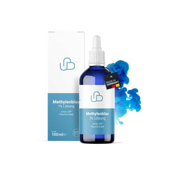 Bleu De Méthylène 1% - 30ml Haute Pureté USP - Pour Recherche Et Tests