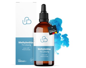 Methylenblau Lösung 1%, USP Grade 100 ml, made in Germany