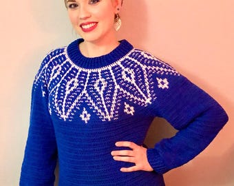 Handmade Nordic Cotton Sweater