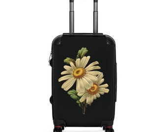 Suitcase, White Daisies Art