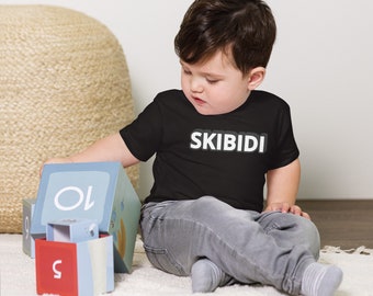 SKIBIDI * IAV T-shirt à manches courtes pour bébé en jersey