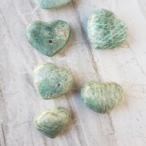 Amazonite Puff Heart image 1