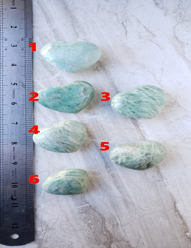 Amazonite Puff Heart image 3