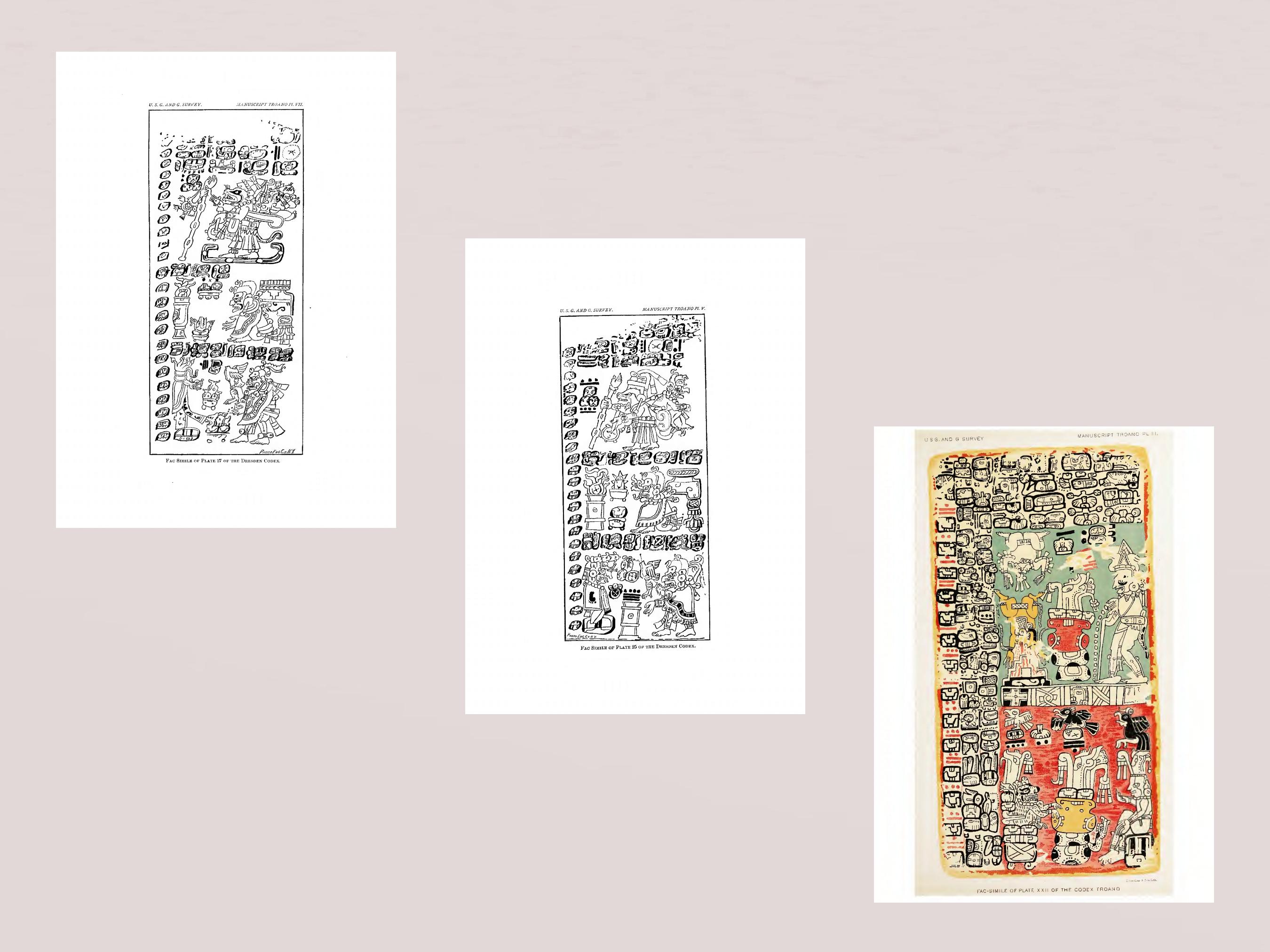 Codex Style Drawing Aztec Ephemera Digital Download, Mesoamerican Codex Style Printable ...