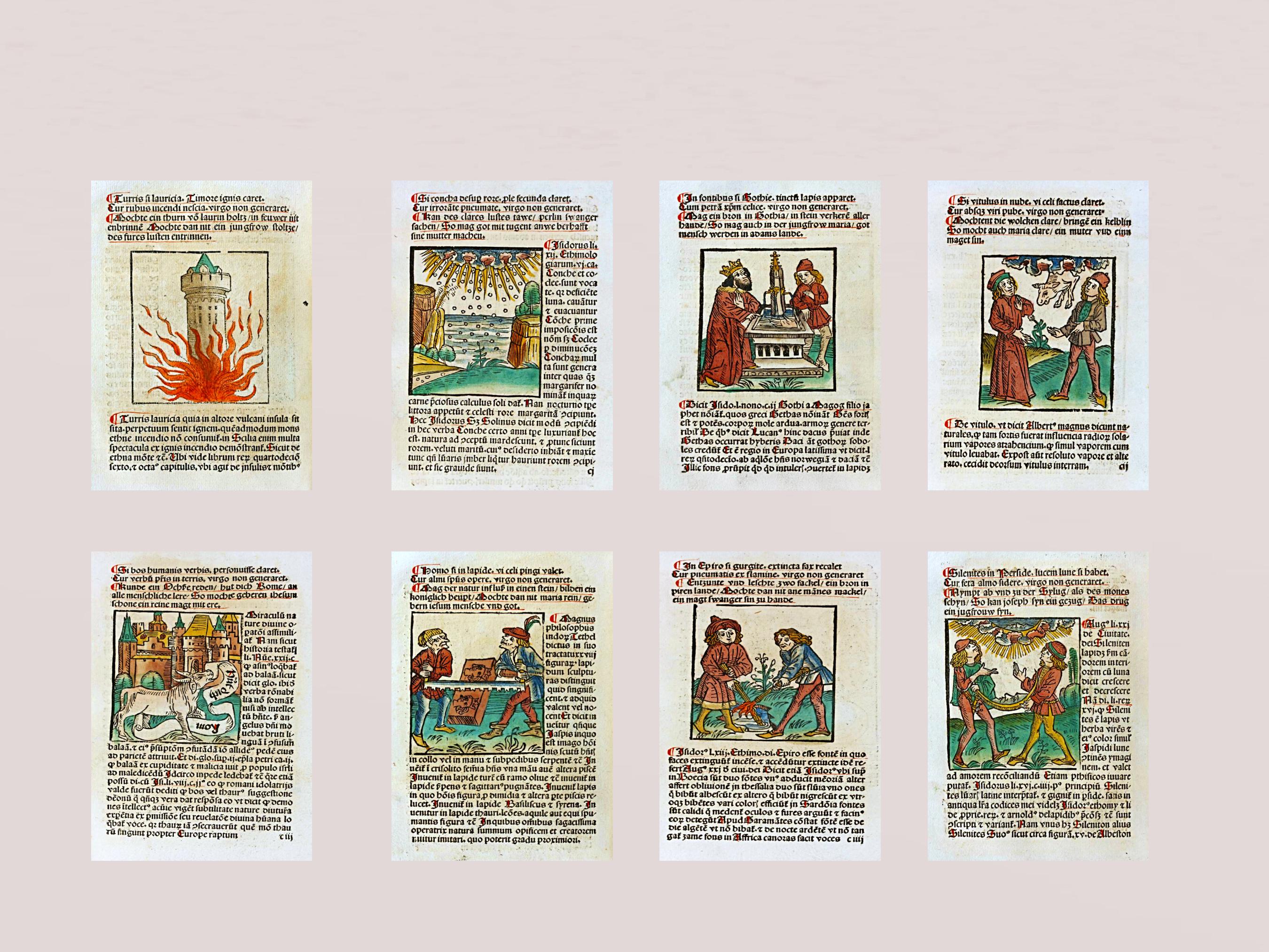 中世の装飾写本祈祷書ページ｜デジタルダウンロード｜歴史的なラテン語