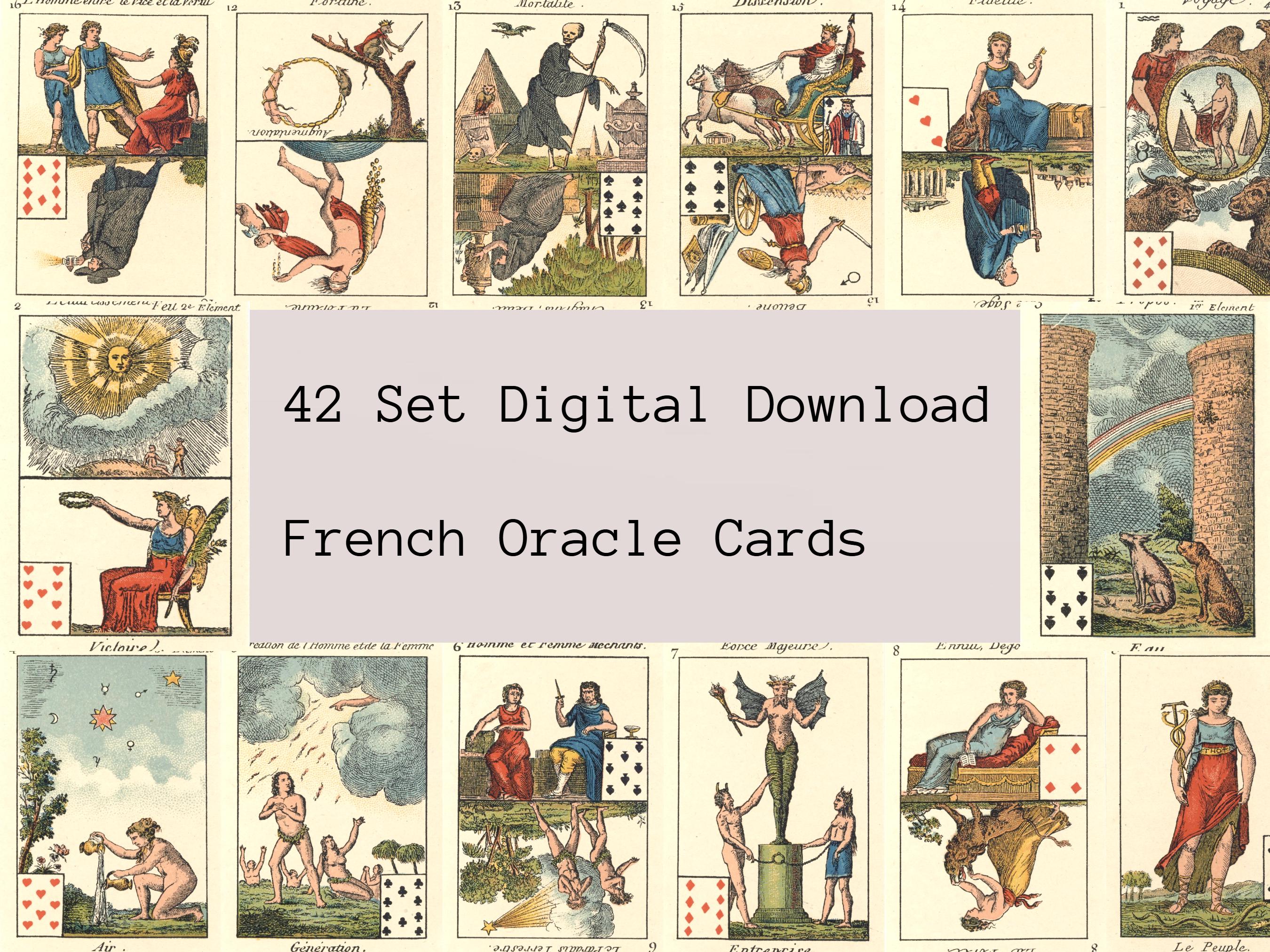 French oracle cards - Etsy 日本